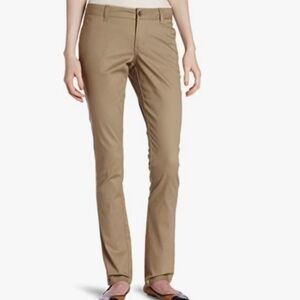 NWT Dickies Skinny Twill Mid Rise Uniform Pants Khaki